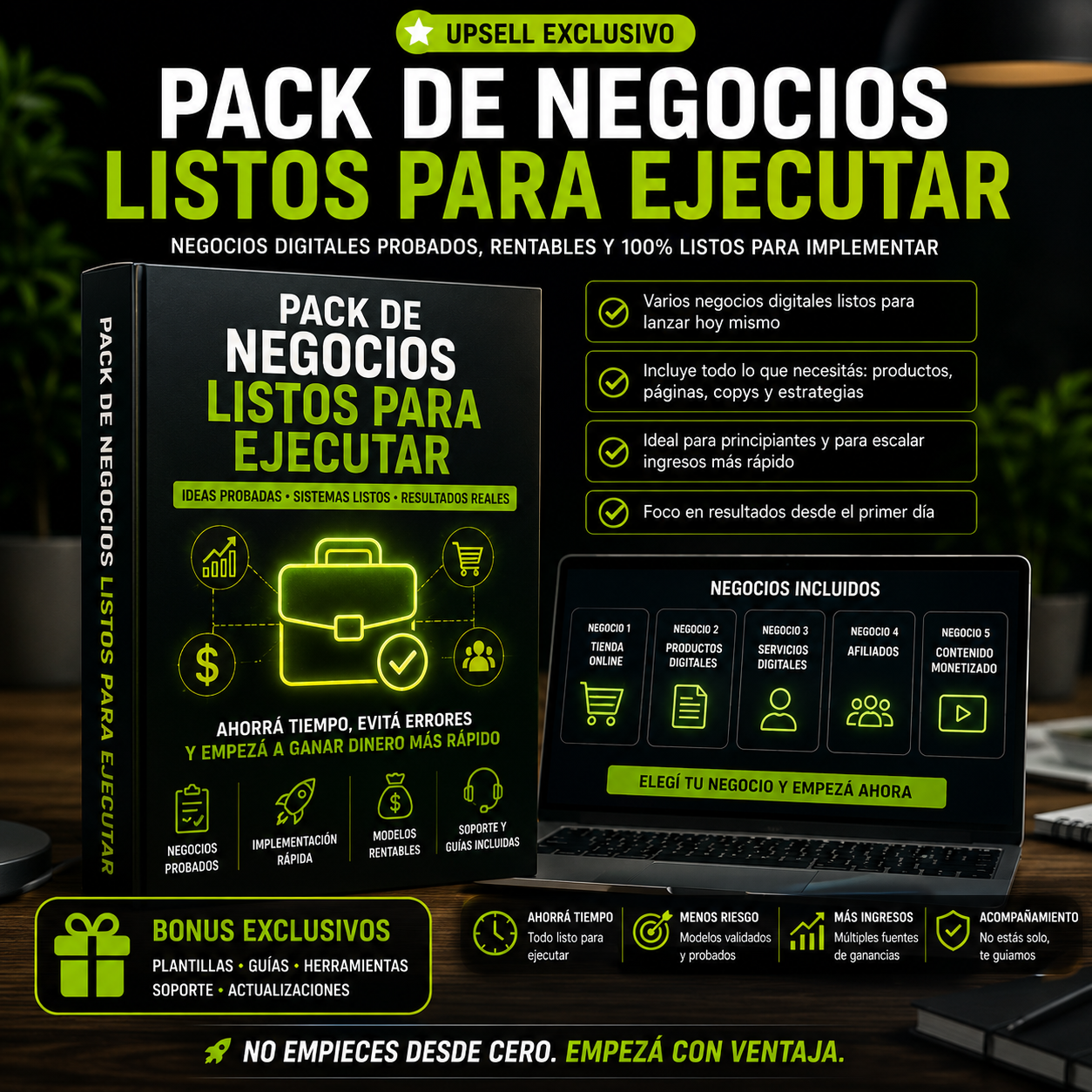 Pack de Negocios Listos para Ejecutar.